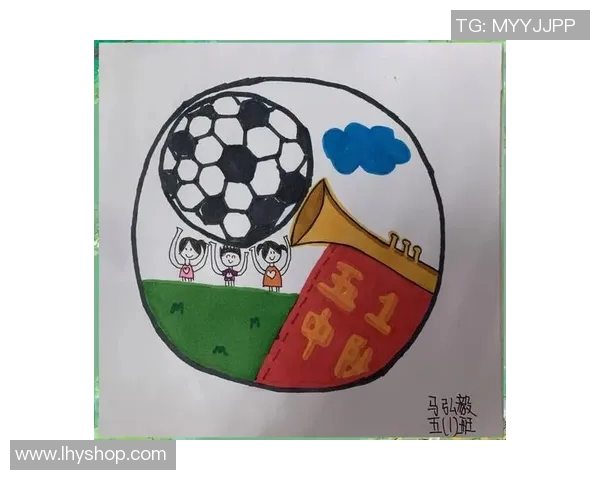 卡通足球明星的创意绘画作品展现运动与艺术的完美结合